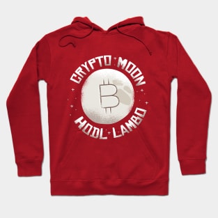 Crypto Moon Hodl  Lambo Graphic Tee Hoodie